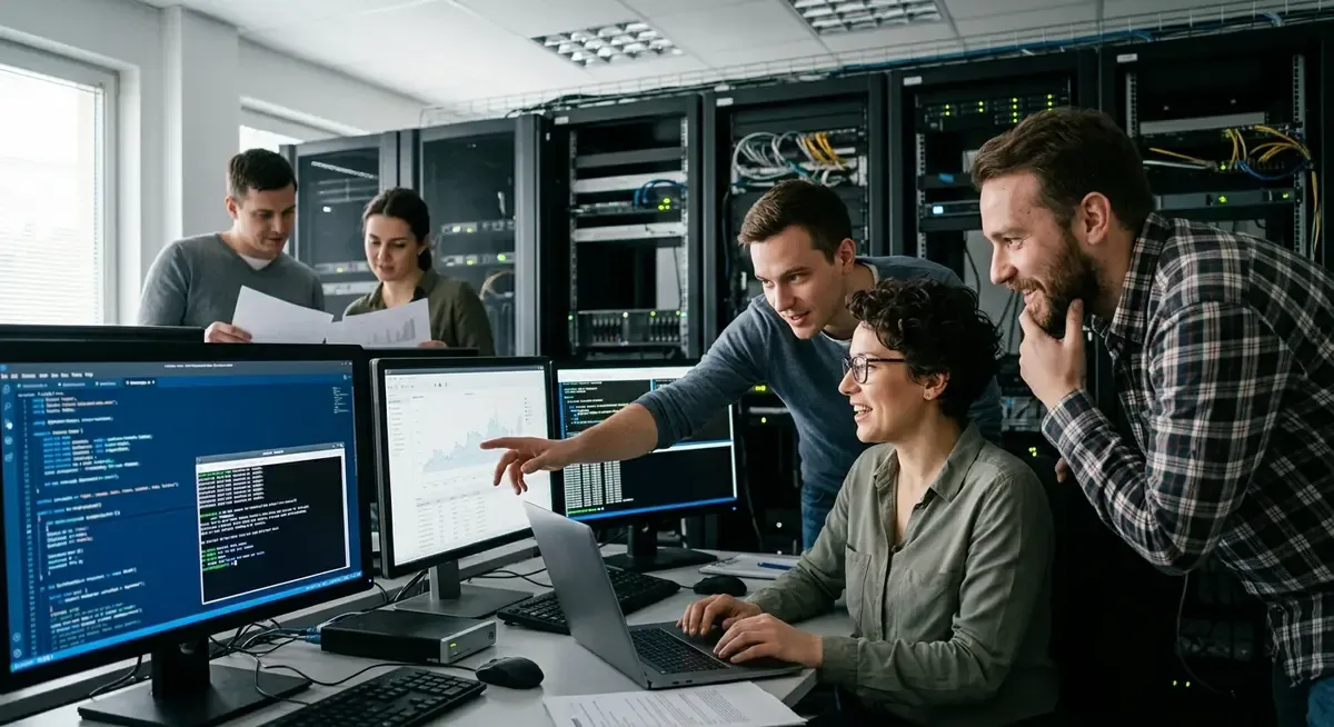AI agents in a digital network, facing an identity challenge before gateway integration.