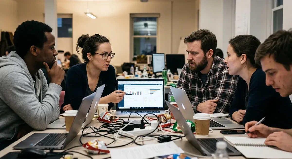 AI bots Timmy, Ren, and Jackie Flood social media with low-quality content, illustrating digital pollution.