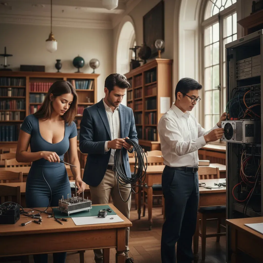 Illustration for: AI satellites need 300‑500 GW, requiring millions of units, new cooling tech