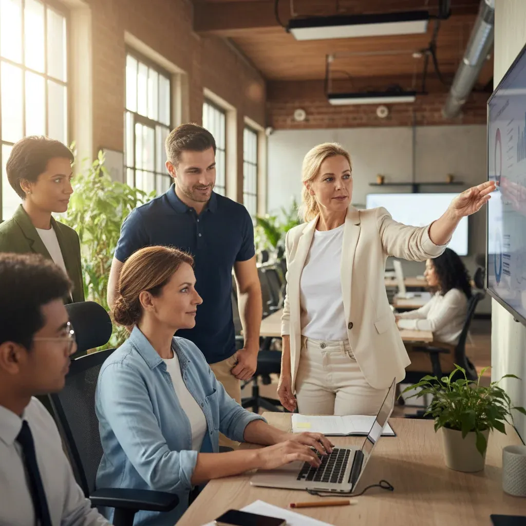Anthropic leaders hand a $1.5M check to the Python Foundation, with a laptop showing Python code boosting developer ecosystem