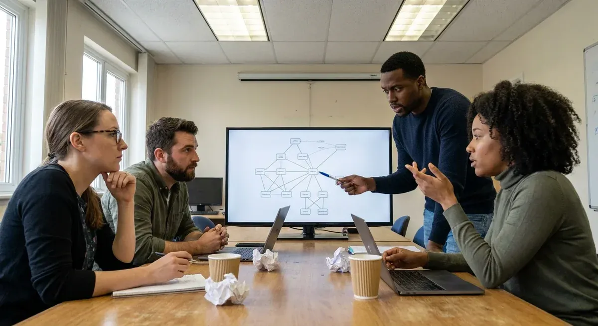 Claude AI hacking cybersecurity systems, digital interface, data breach simulation.