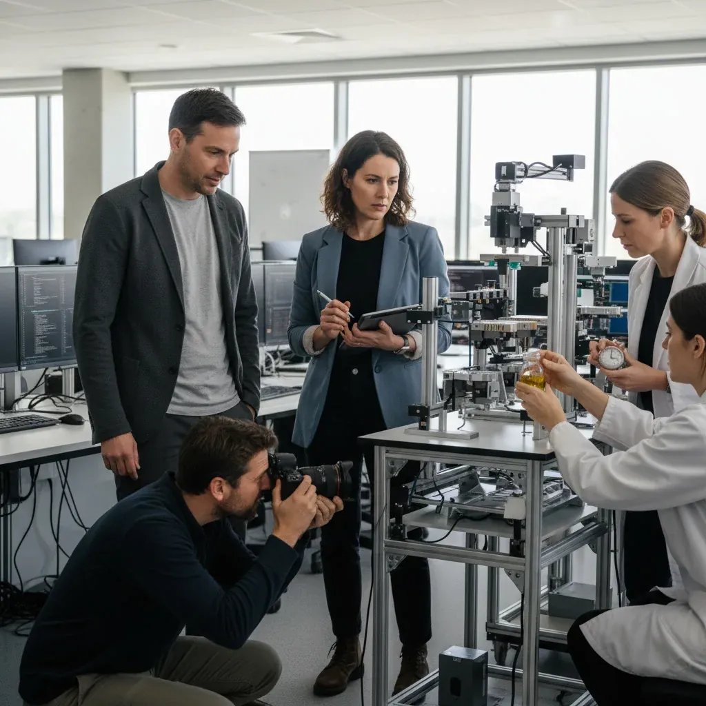 Illustration for: Birdfy’s Hum Bloom uses hydraulic feeder to film hummingbirds at 120 fps