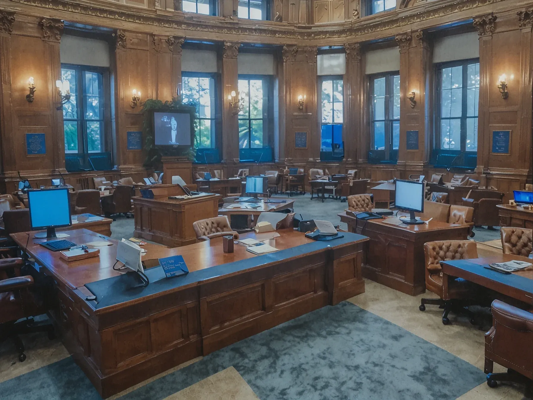 Editorial illustration for California enacts first U.S. regulations for AI companion chatbots