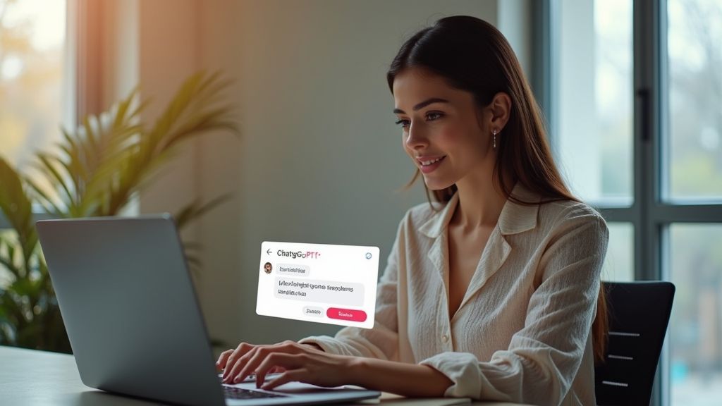 Illustration for: User on X reports first ad appearing in live ChatGPT conversation