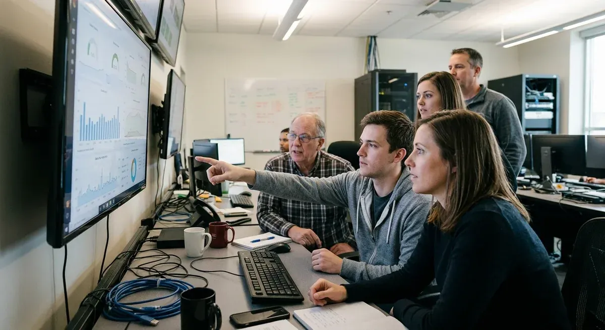 Developer using Claude AI to share code context across multiple terminal windows, improving coding efficiency.