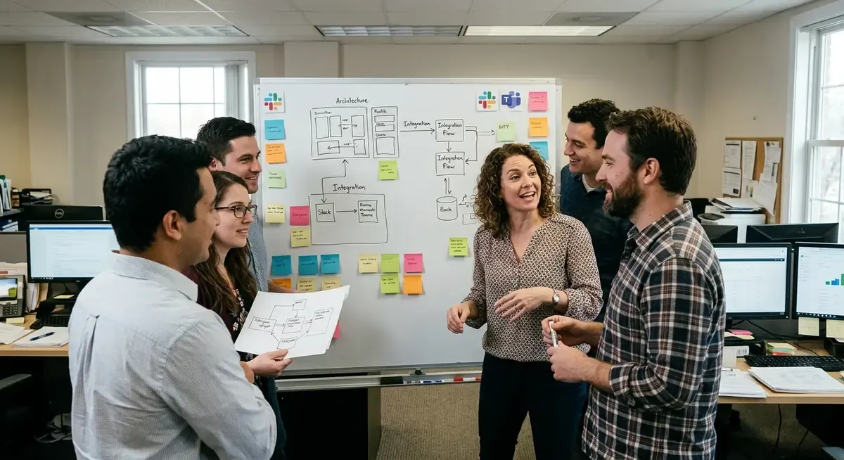 CopilotKit's Channels SDK running AG-UI agents in Slack and Teams, showcasing seamless integration and AI automation.