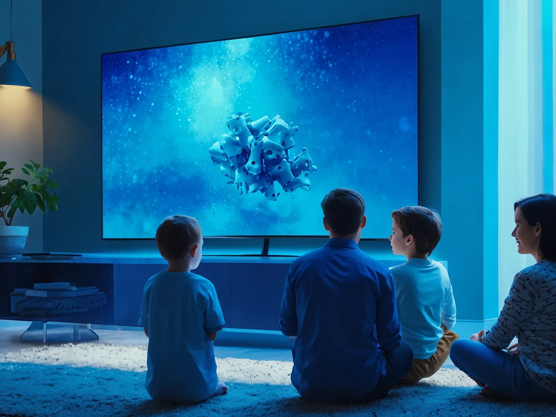 Editorial illustration for DirecTV's AI Screensavers Will Soon Let You Shop Inside Your Family Photos