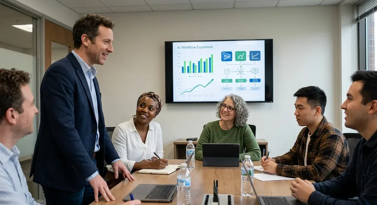 Ema, an AI assistant, displayed on a tablet, symbolizing its integration into enterprise workflows after raising $77M.