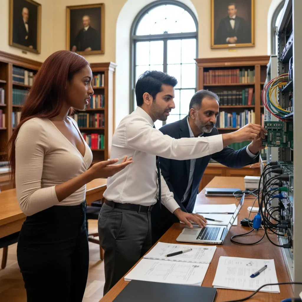 Illustration for: G42 unveils open-source Hindi-English NANDA 87B, built on Llama-3.1 70B MBZUAI