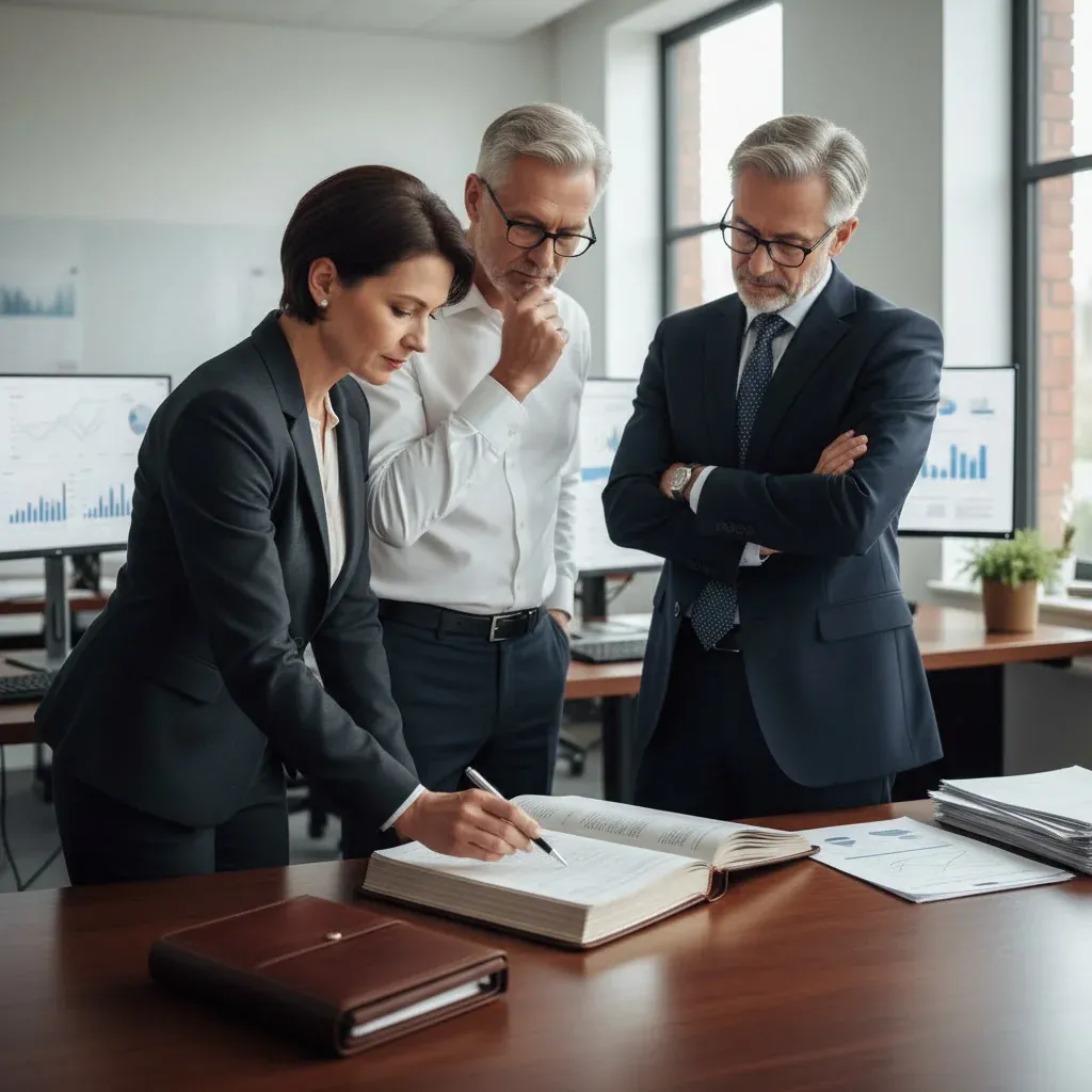 Business executive reviewing AI-driven cost savings report showing Glean surpassing 300 million USD revenue growth through sm