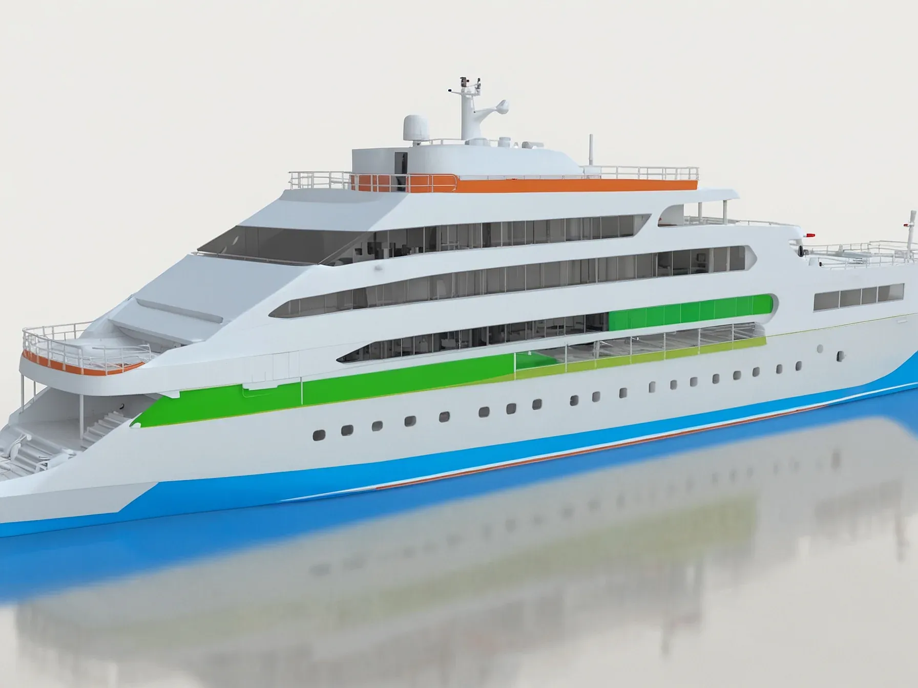 Illustration for: Google AI model mimics smartphone sharpening in ferry boat image