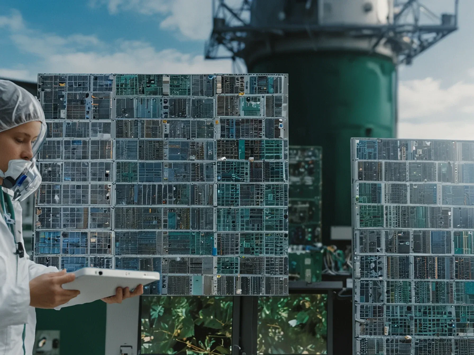 Illustration for: Google plans space‑based TPUs for solar‑powered data centres, preprint says