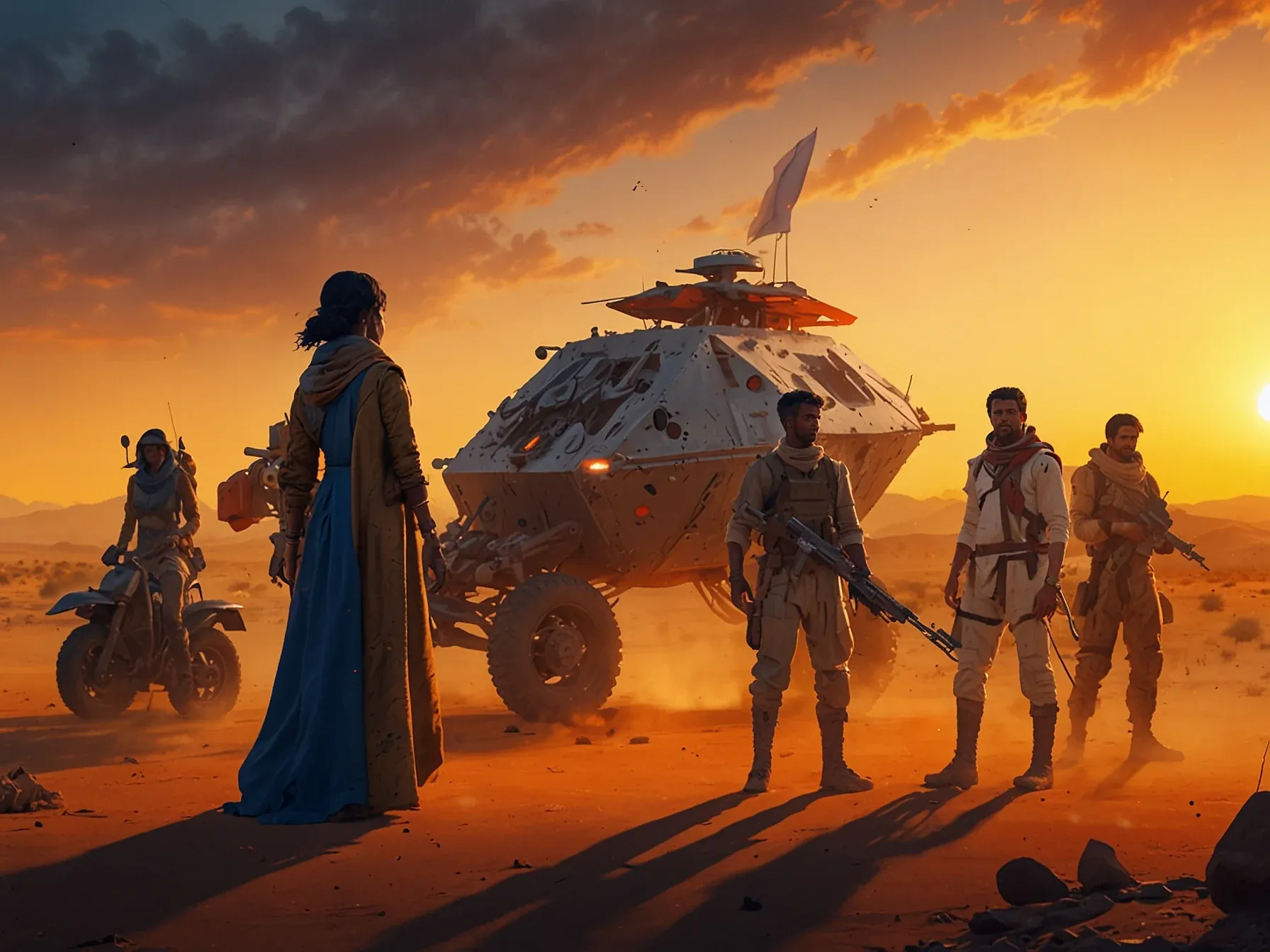 Illustration for: Google’s Veo 3.1 defeats Sora 2 in Kurukshetra‑style battle scene