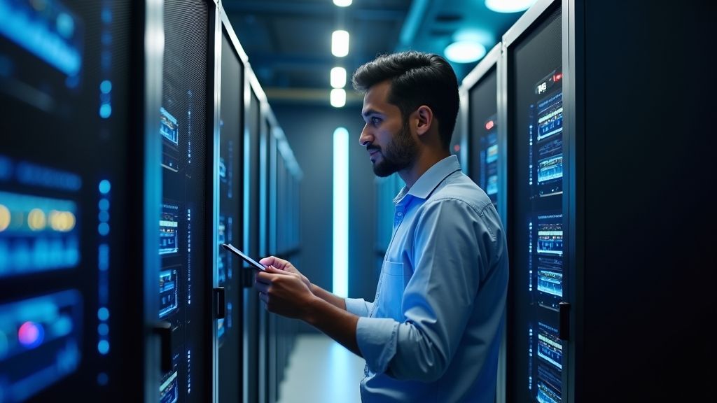 Illustration for: India's startups move into hardware as they design AI-native data centres