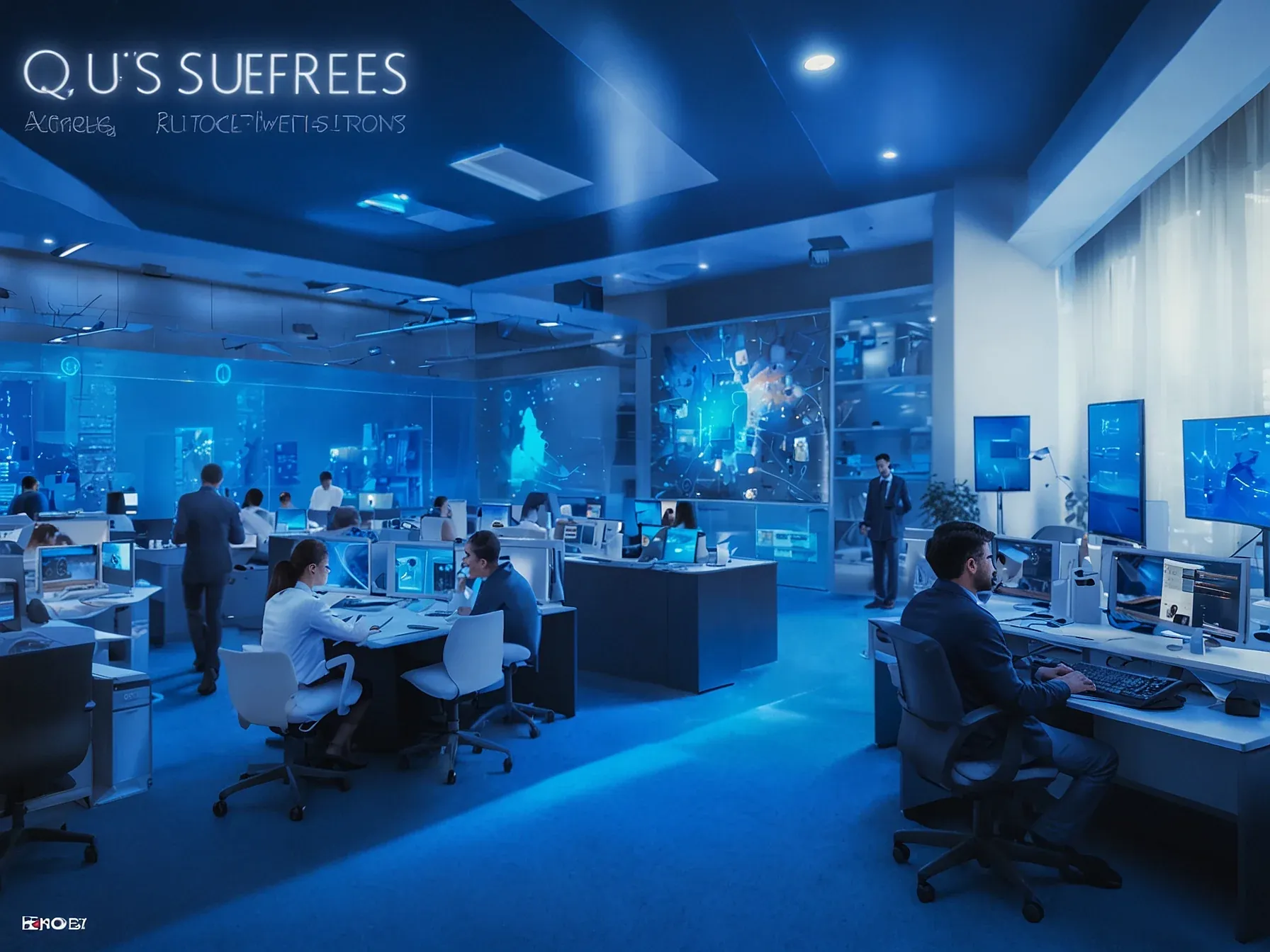 Illustration for: Indian firms follow IBM as AI‑driven GCCs grow, creating assisted professionals