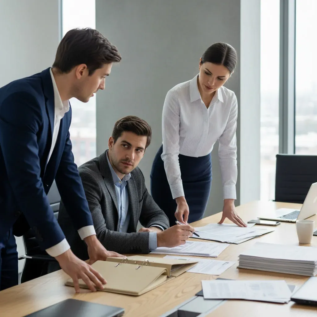 Human hand guiding AI agent on tablet, symbolizing industry shift to richer context and human judgment in AI development.