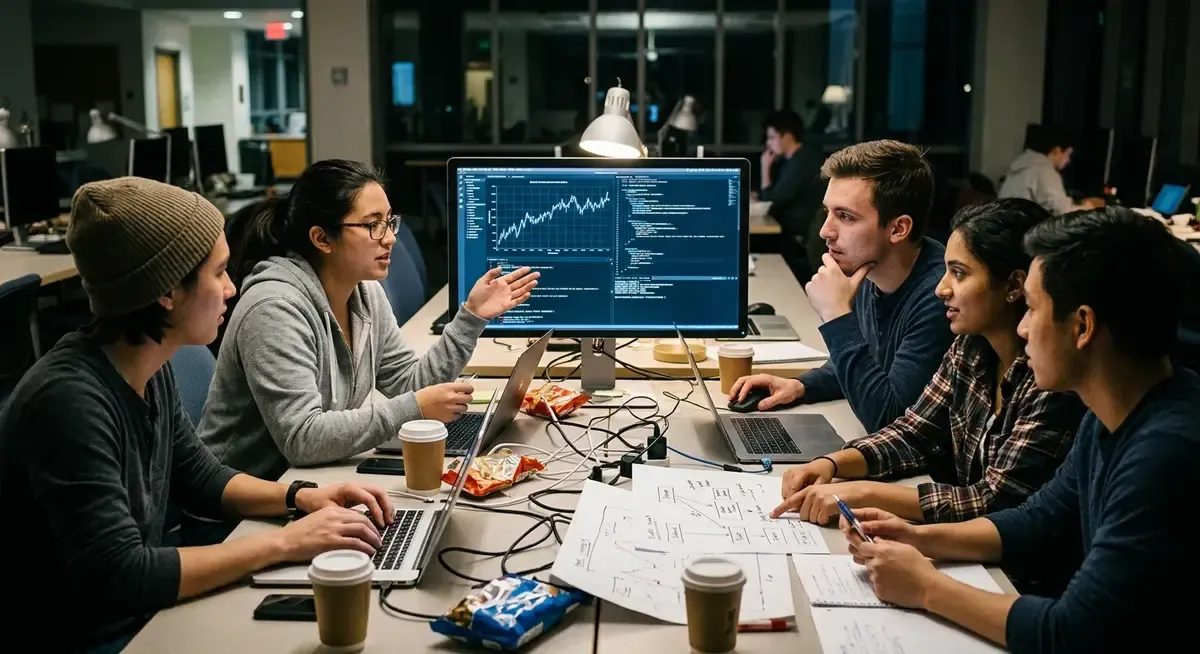 AI agent chatbot on a laptop screen, legal documents, and a gavel, symbolizing insurance claims and AI's legal impact.