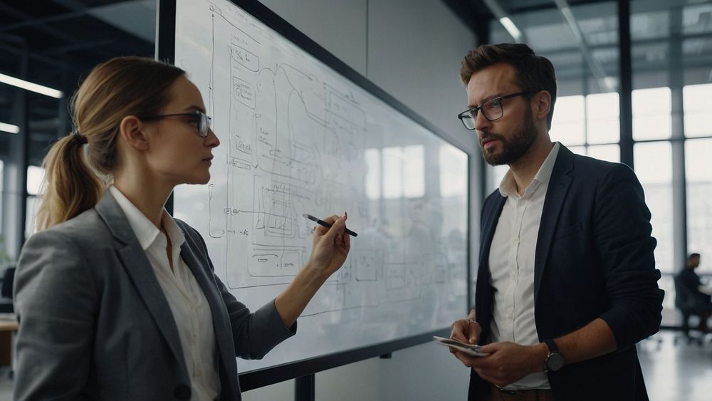 Researcher at a laptop in an office, surrounded by Italian and English poetry books, chat window displaying a bot reply.