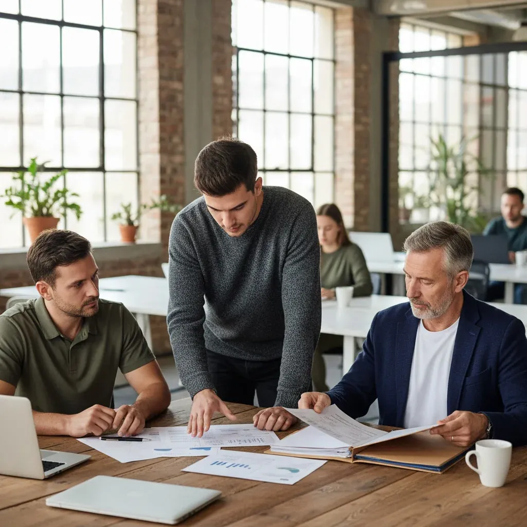 Listen Labs CEO stands beside a billboard advertising the AI interview platform, with a $69M funding graphic and tech icons.
