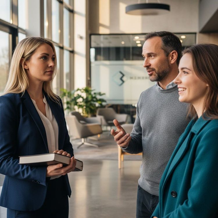 Analysts huddle around a whiteboard full of equations and algorithm flowcharts as a presenter points to code on a laptop.