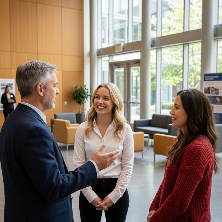 OpenAI researcher in a modern lab watches an AI chat window on a monitor, hand poised over keyboard, red warning icon.
