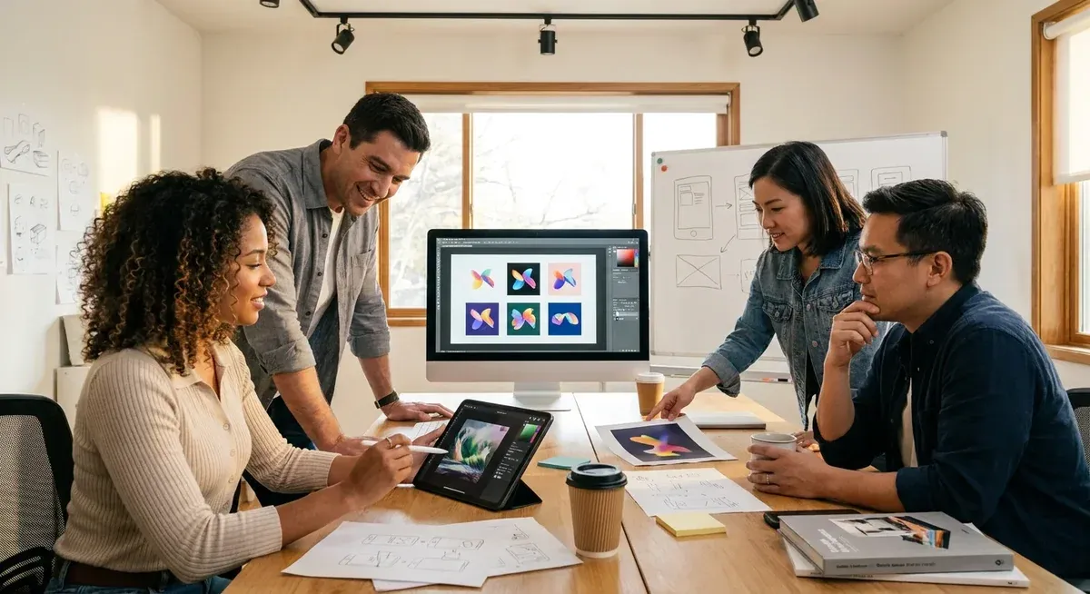 AI-generated image created by Meta's Muse model for Instagram and WhatsApp, showcasing futuristic digital art and social medi