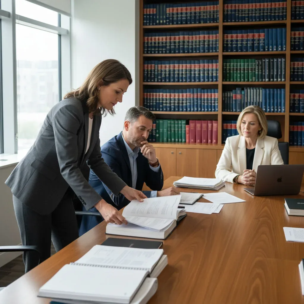 Microsoft and OpenAI executives facing legal split over AI training data and partnership disputes in corporate boardroom sett