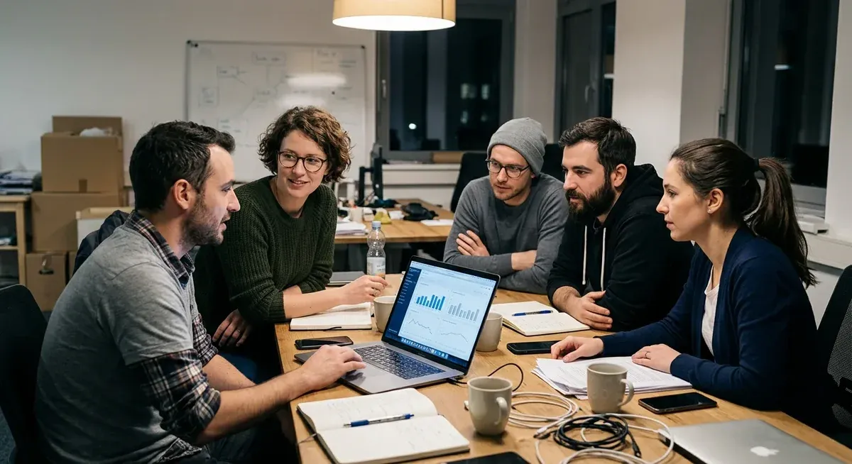 Mirror Particle's AI analyzes client data & social trends to build a "world model" for strategic insights.