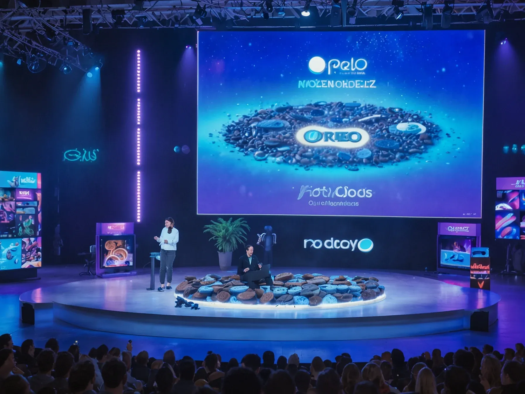 Illustration for: Mondelez to Deploy Generative AI Next Year for TV Ads, Cutting Marketing Costs