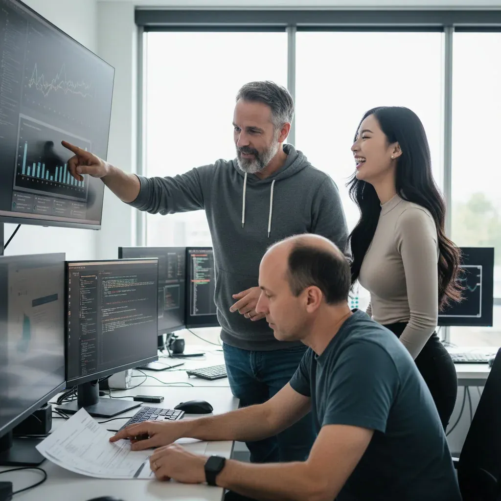 Illustration for: Motif finds teacher model choice impacts enterprise LLM coding performance