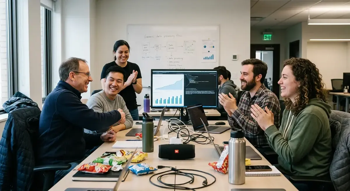 NVIDIA Nemotron VoiceChat model achieving 450ms turn-taking for live AI assistants, shown on a screen.