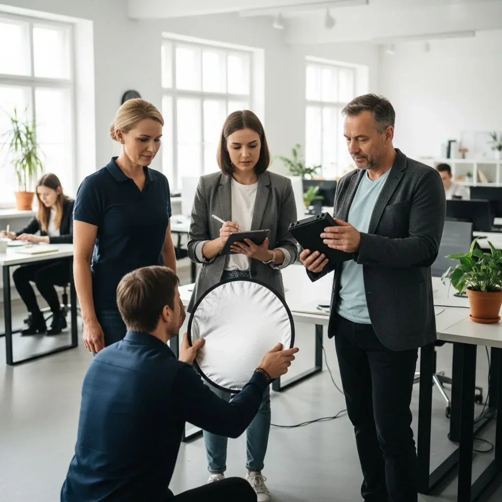 Ola Electric executives unveil the 4680 battery platform to Indian startup founders in a lab, displaying battery modules.