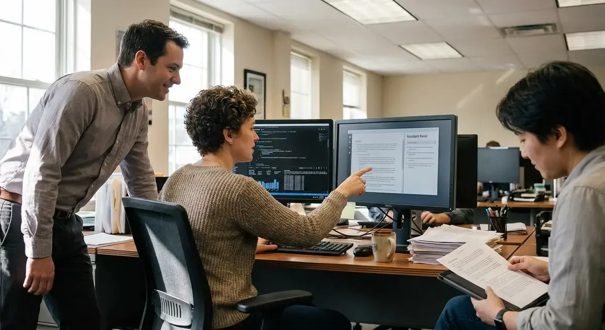 OpenAI's ChatGPT and Codex on desktop, demonstrating new voice control features for enhanced AI interaction.