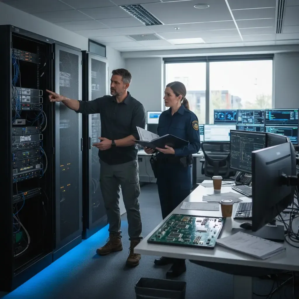 OpenAI executive team discusses cybersecurity standards at a conference, promoting improved CyberTipline reporting for safer 