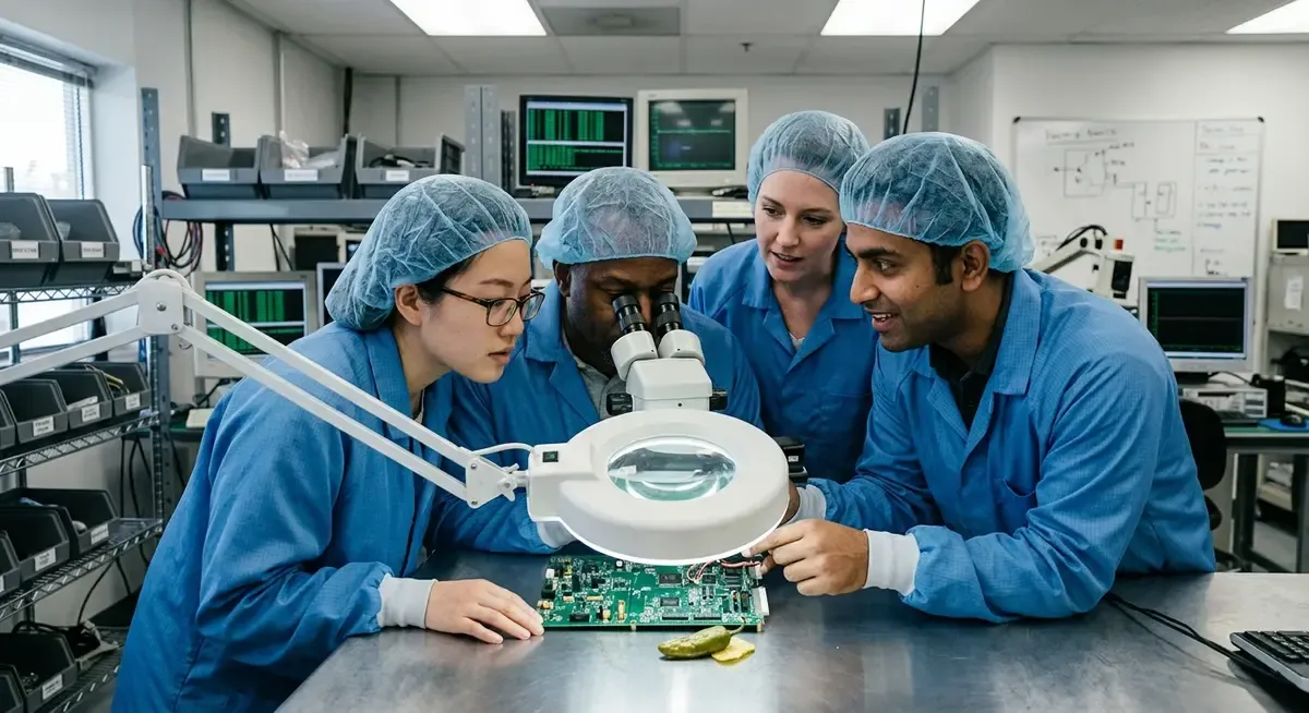 OpenAI's new Jalapeño AI chip, a high-efficiency, low-latency processor, shown on a circuit board.