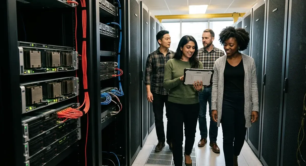 Researchers with a 128-GPU cluster built from scrap, running LLaMA-70B for a year, demonstrating innovation.
