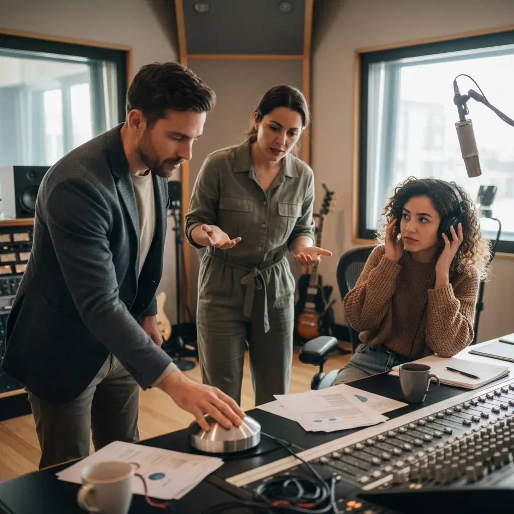 Legal roundtable discussion between Elon Musk and Sam Altman during high-profile trial, audio session available for public re