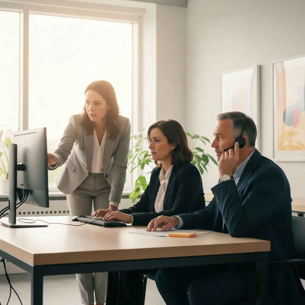 Salesforce leaders unveil the new Slackbot AI onstage, showcasing AI workplace productivity in a large conference hall.