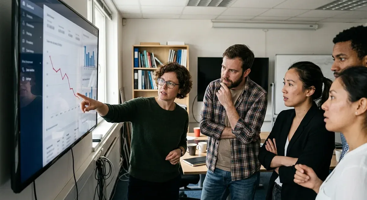 AI impact on entry-level jobs, a Stanford study reveals, with a robot hand shaking a human hand.