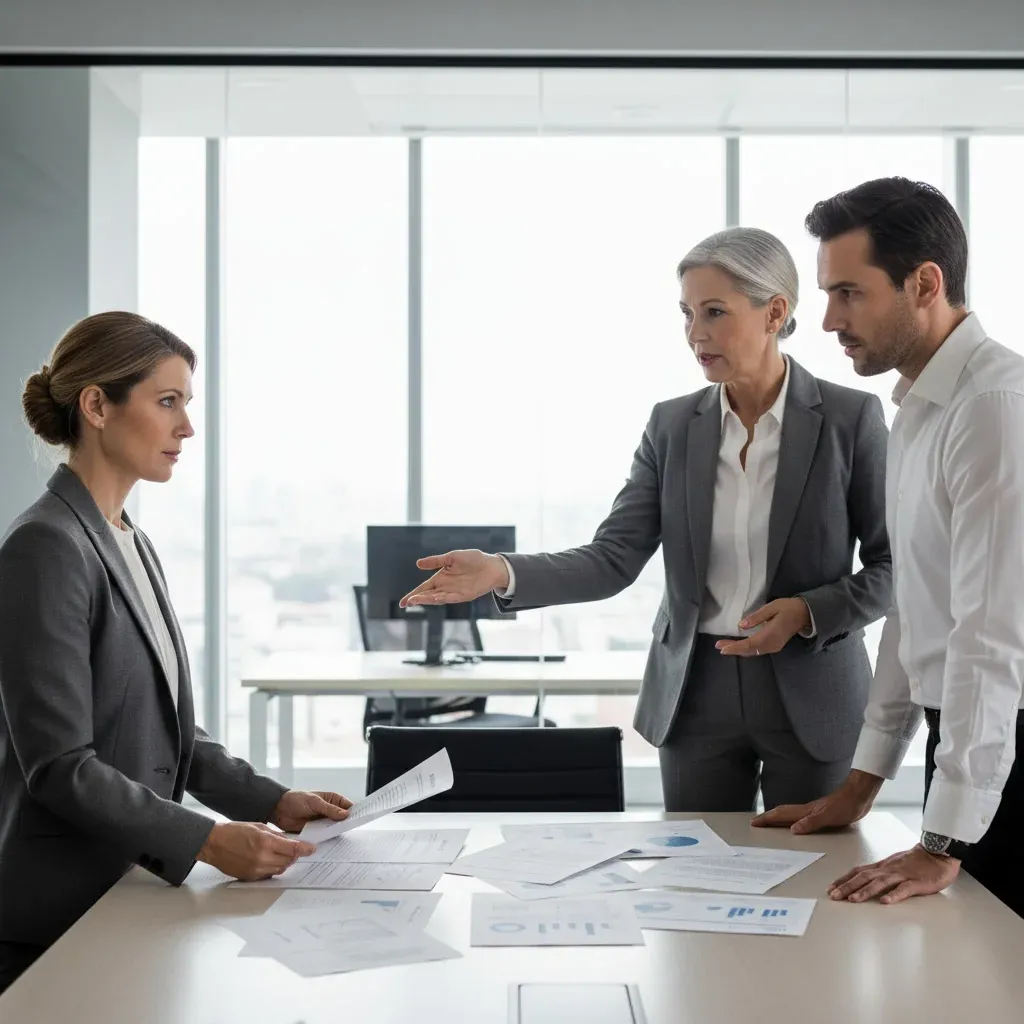 TCS headquarters with a red “11,151 jobs cut” banner and a chart showing AI workforce rising to 217,000 in Q3.