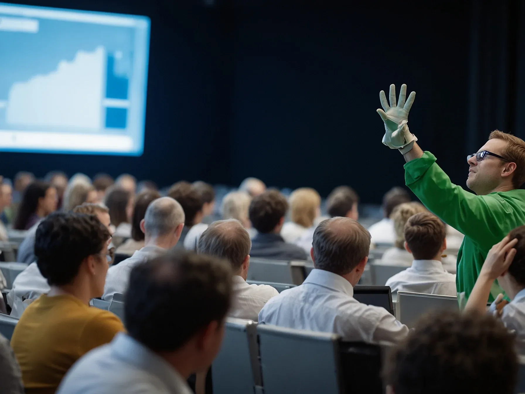 Illustration for: Top AI firms gather at Stanford, discuss bot companion risks, benefits