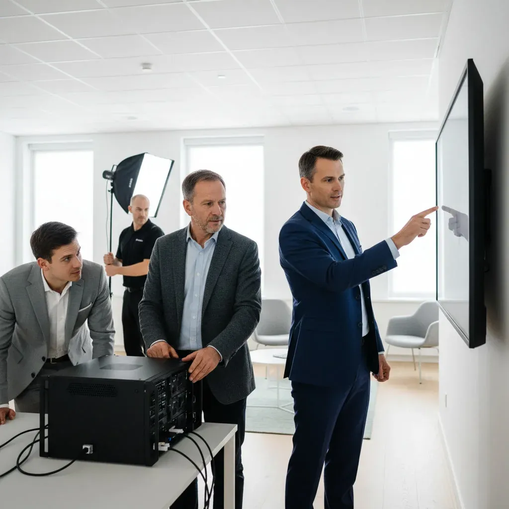 Illustration for: Ugreen AI NAS Pro adds touchscreen and OCuLink port for external GPU support