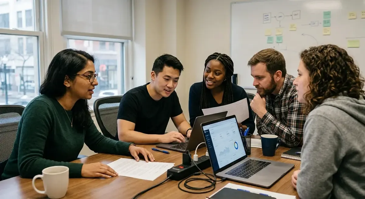 Vercel engineer reviews code with OpenAI ChatGPT Luna 5.6 on a laptop, showcasing AI-assisted development workflow.