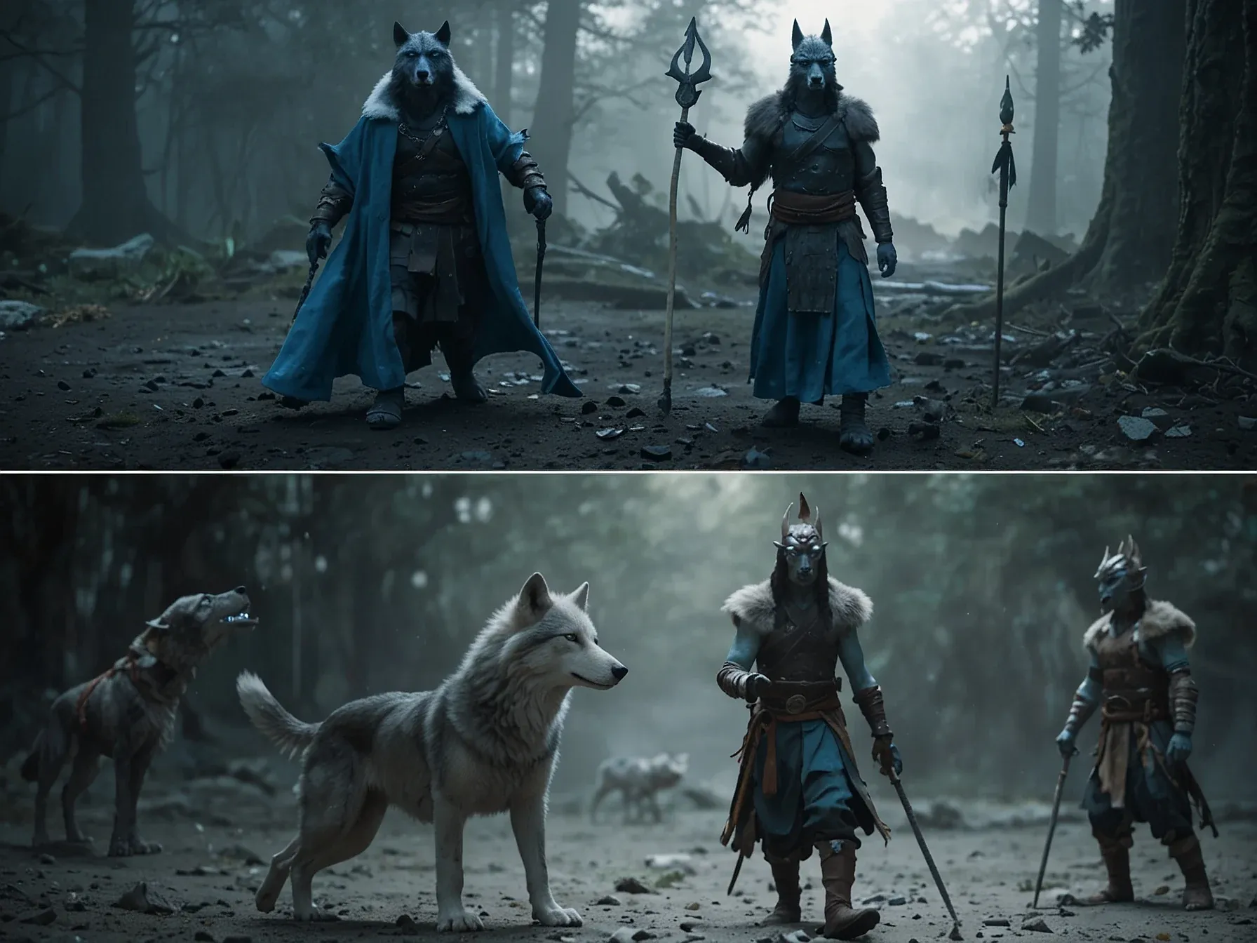 Illustration for: Wolf King’s pseudo‑stop‑motion animation draws Avatar and Dragon Prince fans