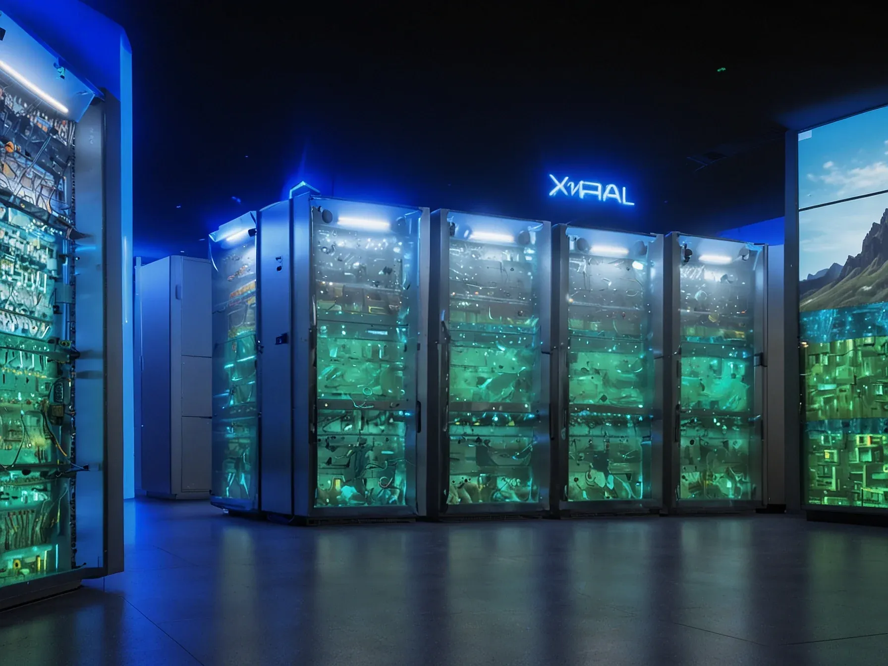 Illustration for: xAI and HUMAIN to build GPU data‑center network for Saudi AI models