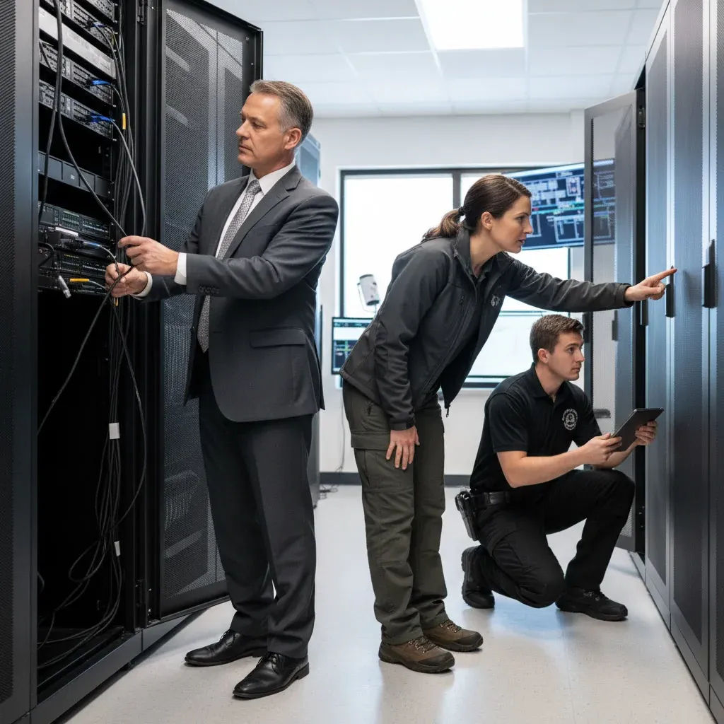 Mark Zuckerberg presents Meta Compute on stage, showcasing a global AI infrastructure diagram before a tech audience.